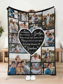 Personalized, Custom Flannel Fleece Blanket - Personalized With Your Photos, The Perfect Gift For All Ages, Perfect For Bed, Sofa, Camping, Travel - Universal Warmth For All Seasons - Multicolor - View 1