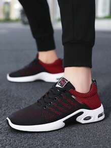 Chaussures de sport respirantes à enfiler pour hommes grands formats, chaussures de course antidérapantes, chaussures de sport casual, taille 39-47 [lettre aléatoire] (les tailles sont petites), salle de sport