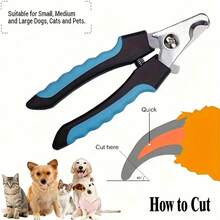 2pcs Dog & Cat Pet Nail Clippers And Trimmers - With Guard To Prevent Over-Cutting, Includes Nail File - Professional Pet Grooming Tools - Multicolor - View 4