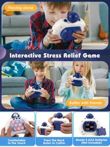 1Pc Generation4 Quick Push Game Console 999 Levels 4 Modes Pop Fidget Toys - Handheld Fast Push Bubble With Instant Sound Feedback, ,Sensory Electronic Whack-A-Mole Game Machine For Anxiety Stress For Teens,Adults,Birthday Gifts