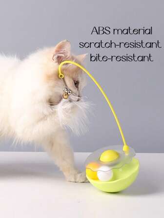 1 stuk kattenspeelgoed, hondenspeelgoed, Roly-Poly speelgoed, Happy Pets zelfspelend speelgoed tegen verveling, duurzaam kauwspeelgoed voor kittens en puppy's