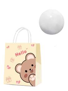 1/2/3/4pcs Cute Moldable Mochi Squishy Toys, With Gift Bag, Realistic Mochi Texture, Mini Random Color Transparent Cubes, Stress Relief Toys, Fidget Toys, Soft Squishy Toys, Finger Spinner, Anti-Stress Toys, Taba Squishy Toys, Finger Spinner Toys, Sensory Toys, Christmas Gift, Halloween Gift, Birthday Party Favors (No Needles) - Multicolor - View 17