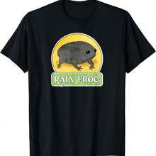 Rain Frog Breviceps Fuscus Black Desert Funny Cute Rainfrog T-Shirt - Black - View 1