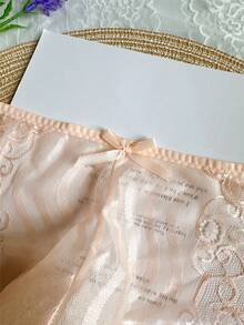 4件套多色性感蕾丝透气诱人无缝男士三角裤结婚礼物透明超薄舒适内裤S/M/L杏色红色黑色紫色男士情趣内裤 - 彩色 - 查看 7