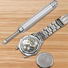 A Compact And Easy-To-Use Watch Back Cover Opening Tool -5mm Wide Pry Bar With ABS Handle, Used For Battery Replacement And Repair - one-size - View 4