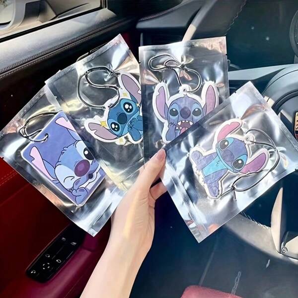 1 pezzo Deodorante per auto a forma di Stitch, adatto per rimuovere gli odori in auto