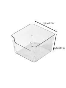 1 قطعة صندوق تخزين درج شفاف لتنظيم مكتبك - لصناديق تقسيم صغيرة - اجمع وطابق - صنف وفرز صناديق العودة إلى المدرسة