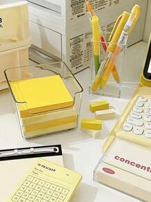 1 قطعة صندوق تخزين درج شفاف لتنظيم مكتبك - لصناديق تقسيم صغيرة - اجمع وطابق - صنف وفرز صناديق العودة إلى المدرسة