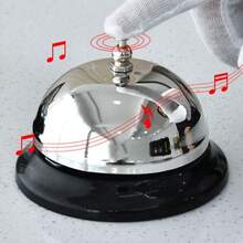 Desk Bell, Pet Training Bell, Buzzer For Trivia/Buzzer Games, Christmas Gift Room Decor - White - View 3