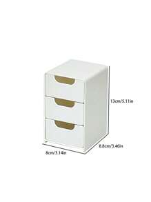 صندوق التخزين المكتبي الصغير، أثاث المكتب، تنظيم المكتب، تخزين المجوهرات والأحمر شفاه والمستحضرات التجميلية، درج للتنظيم