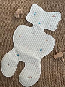 Bantal Kursi Kereta Bayi Gaya Korea Ins, Versi Tipis, Bordir, Menyerap Air & Bernapas, Cocok Untuk Semua Musim Semi/Panas/Gugur/Dingin - MultiWarna - View 13