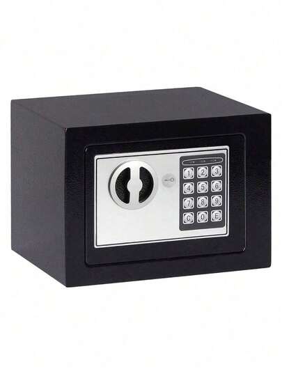 Cofre Digital Teclado Senha Com 2 Chaves E Pilha