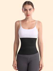 1pc Adjustable & Wrap Solid Color Waist Cincher, Body Shaper, Waist Trainer Exercise Waist Belt Suitable For Workout Home Sports And Walk - Multicolor - View 7