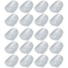 10 PIEZAS Tapas de silicona para los dedos de los pies, protector anti-fricción transpirable que previene ampollas y separa los dedos de los pies