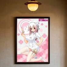 1 件流行超级索尼子漫画经典动漫墙面艺术海报家居客厅卧室酒吧美学装饰无框架 - 彩色 - 查看 43