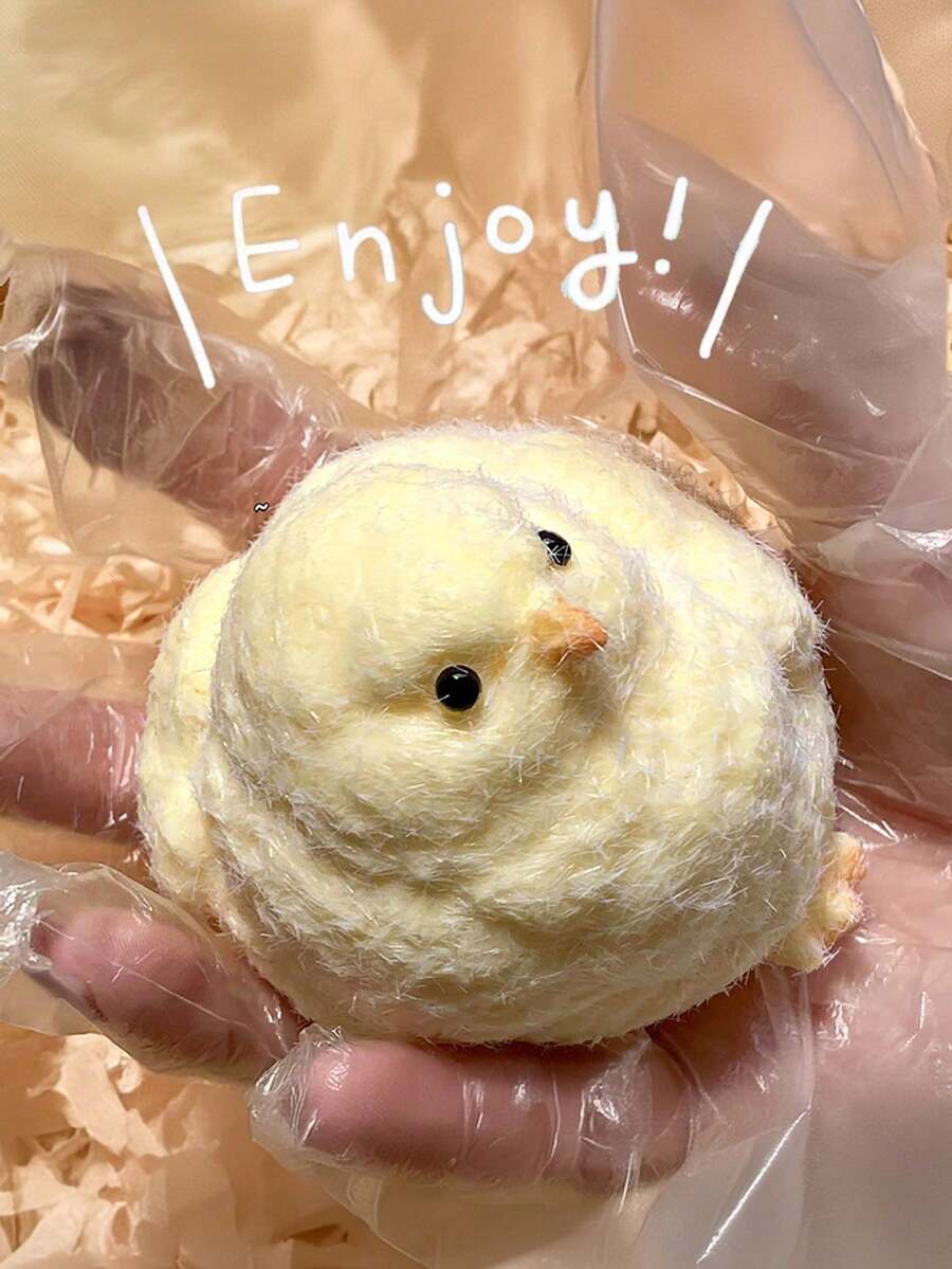 1/2/5/6/12PCS Cute Stress Reducing Simulated Silicone Chick,Squishy Toy,Soft And Cute,Fidget Toy,Taba Squishy