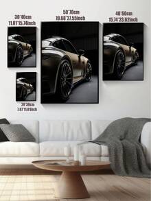 1 件 911 海报墙面艺术高级时尚房间装饰男士墙面艺术 GT 3 RS 印刷房间装饰墙面艺术汽车无框
