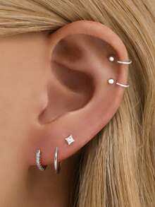 1 pièce Anneau de nez/Clou de nez en argent sterling 925 rond/Anneau de nez en or/Anneau de nez en argent/Anneau de nez/Anneau de cartilage d'oreille/Manchette d'oreille/Petite boucle d'oreille