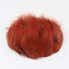 100 Stück bunte Gänsefedern 4-7cm klein & groß, für Traumfänger, Handwerk, Hochzeit, Geburtstag, Party, DIY Dekorationen