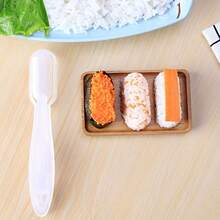 1 Set Easy Grip Rice Ball Mold & 5-In-1 Sushi Mold - Plastic Cooking Maker For Perfect Shapes, Ideal For Bento Boxes & DIY Sushi Nights, Sushi Making Kit Suit For Daily & Party Use - Multicolor - View 10