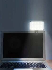 1 pièce Lumière de remplissage LED selfie, Lumière de téléphone LED avec 3 modes d'éclairage, Lumière de remplissage portable mini à pince, Maquillage, Diffusion en direct, Lumière de conférence Zoom rechargeable à pince pour vidéo/photos de téléphone, appareil photo