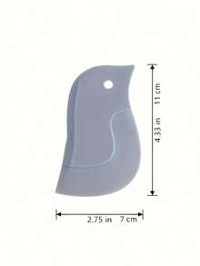 1/3/5 件企鹅形硅胶刮刀，多功能厨房清洁工具，用于刮除油脂和烘焙，无需电池，适用于清洁水槽和台面残留物，厨房刮刀工具，软边刮刀