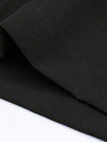 Women's Lightweight Quick-Dry Athletic Shorts With Drawstring Waist & Zipper Pockets, Slim Fit Workout Shorts For Gym, Running, Training And Casual Wear - Black - View 4