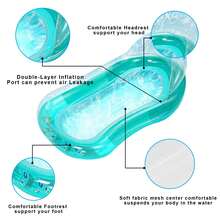 وسادة مائية قابلة للنفخ، طوافة للسباحة في المسبح والشاطئ والبحيرة، وسادة استرخاء مريحة للغاية، جزيرة للمرح العائلي في المسبح، ضروريات الشاطئ، اكسسوارات الشاطئ - متعدد الألوان - مشاهدة 6