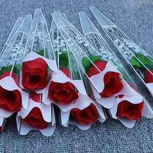 1pc Artificial Plastic Rose Flower, Gift Decoration - Multicolor - View 3