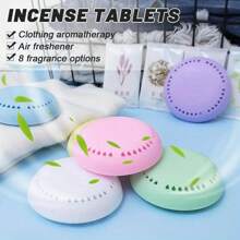 1/5/10pcs Air Freshener Capsules With Holder - For Home, Car, Wardrobe, Lily Fragrance To Eliminate Odor, Car Air Freshener, 2025 New Fashion Air Freshener Capsules, No Need Drilling Solid Fragrance Sticker, Viral Wardrobe Deodorizer, Pet Friendly Fresh Fragrance, Long-Lasting Car Diffuser Sticker, Gel Deodorizer Capsule Sticker, Bathroom Deodorizer, Rose Sakura Lavender Scent, Washroom Small Tool