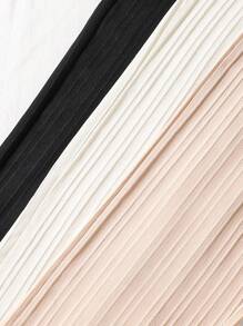3 pièces Pantalons large taille élastique de couleur unie pour filles, doux et polyvalents pour l'été en extérieur, décontractés et confortables pour le printemps, conviennent aux tout-petits et aux jeunes