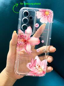 Ốp lưng trong suốt in hình hoa ly hồng, tương thích với iPhone 16/11/12/13/14/15/15pro/15 Plus/15 Promax/7plus/8plus/X/Xs Max/Xr/11pro/12pro/13pro/14pro/12mini/13mini/11promax/12promax/13promax/14promax/14plus/6/6s/6plus/7/8/16Pro/16plus/16promax/Se & Tương thích với Samsung Galaxy/A54/A14/A12/A13/A15/A32/A33/A24/A52S/S20/S21/S22/S23/S24/S23Plus/S24ultra, phiên bản quốc tế, không phải phiên bản nội địa. - Nhiều màu - Xem 4