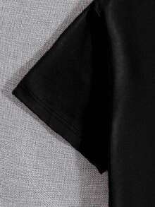 Summer Casual T-Shirt Make Homophobia Extinct LGBT Gay Pride T-Shirt - Black - View 6