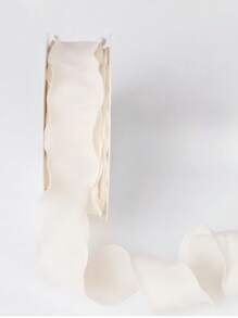 1 Roll /10 Yards 0.98in Bubble Pleated Ribbon, Handmade Edge Ribbon, Fresh Flower Bouquet Ribbon, Decorative Gift Box Ribbon, Diy Wrapped Fishtail Ribbon, Gift Wrap, Decoration