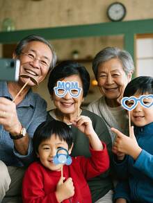 25/30pcs Baby Shower Photo Props, Gender Reveal Party (Boy Or Girl) Baby Shower/Birthday Party - Multicolor - View 3