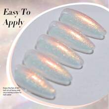 BORN PRETTY BORN PRETTY Esmalte de uñas en gel de 10ml con brillo aurora, ultra brillante, cromado, camaleónico, láser, que se retira con remojo, para arte de uñas UV