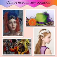 100 Stück bunte Gänsefedern 4-7cm klein & groß, für Traumfänger, Handwerk, Hochzeit, Geburtstag, Party, DIY Dekorationen