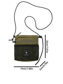 A Men's Diagonal Shoulder Bag With Large Capacity, Lightweight, Nylon Fabric, Smooth Zipper Without Jamming, Convenient For Travel. - Multicolor - View 8