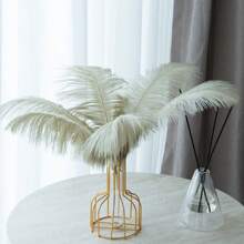 3pcs 30-35cm Vintage Style Artificial Feathers, Multi-Color Options, Faux Fur Decorative Feathers For Home, Wedding And Photo Shooting,Fall Decor,Autumn