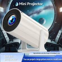 Christmas HD 4K Projector WiFi6 Connect Your Smart Screen Tablet And Computer 130 Inch Projection Display 180° Rotation - Portable Home Theater For Movies, Games And Entertainment. - 查看 2