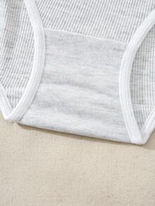 7pcs Women's Basic Casual Triangle Panties Set - Multicolor - View 5