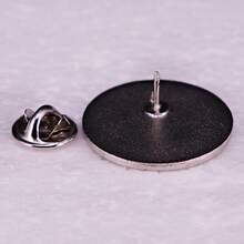 Funny Stickman Brooch Badge Backpack Accessory Good Friend Fun Gift - Silver - View 2