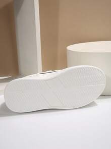 秋冬白色百搭休闲女鞋，时尚女士厚底运动鞋 - 白色 - 查看 7