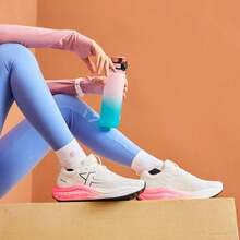 XTEP Zapatillas de running Strong Oxygen MAX | Zapatos impermeables para mujer para exteriores en primavera/verano, zapatos deportivos con amortiguación de impactos para hombre, zapatillas de running profesionales 876418110006 - Vela blanca - Ver 12