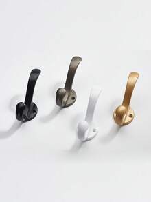 Minimalist Single Coat Hook, Simple Wall Mounted Hooks For Entryway, Closet, Bedroom, Bathroom, Gold Color Clothes Hanger Hook, Bathroom Accessories, Room Decor - Multicolor - View 15