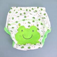 4 piezas de pantalones de entrenamiento reutilizables para niños pequeños, con diseños bordados lindos, transpirables y resistentes al agua, aptos para uso en exteriores