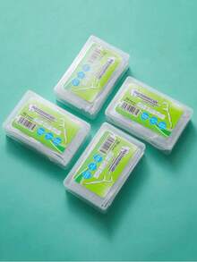 300pcs-50pcs High Tensile Strength Dental Floss Picks Portable Bow Shaped Super Thin Toothpick Flat Dental Tape Interdental Cleaner Oral Care, Living Room Home Bedroom Bathroom House Decor, Travel Stuff, Wedding, Party, Birthday, Gifts For Men Mom Dad Friends, New Years, Accessories, Funny Gift Back To School - White - View 2