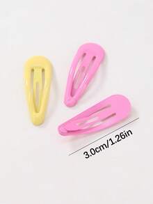 25 buc/set agrafe de păr colorate cu stea, floare, meteorit, drăguțe fete dulci, agrafe cu breton, accesorii de păr - Multicolor - Vizualizare 4