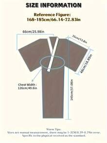 Polyester Samurai Warrior Kimono Suit, Traditional Japanese Style - Navy Blue - View 5