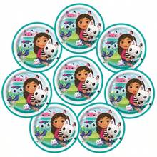 Gabby's Dollhouse 8ct Paper Party Snack Plates - 1 - 查看 3